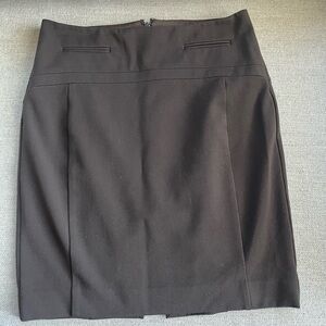 Express woman’s office dressy casual lined skirt mocha color size S